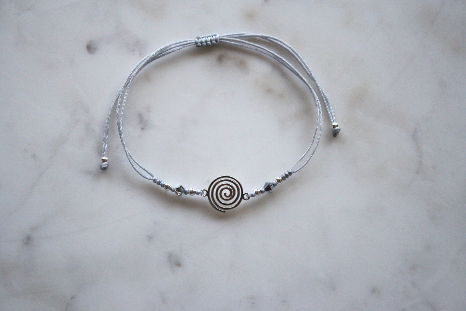 Cordel-Armband Spiral