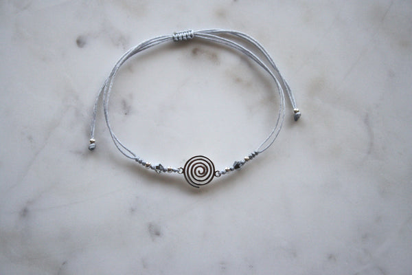 Cordel-Armband Spiral