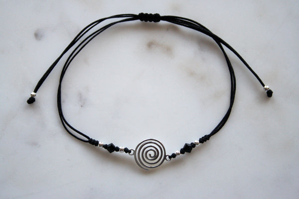 Cordel-Armband Spiral