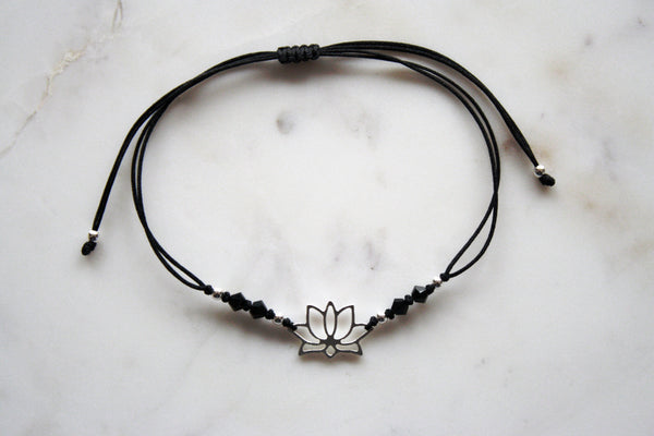 Cordelarmband Lotus