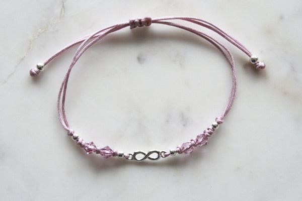Cordel-Armband Infinity
