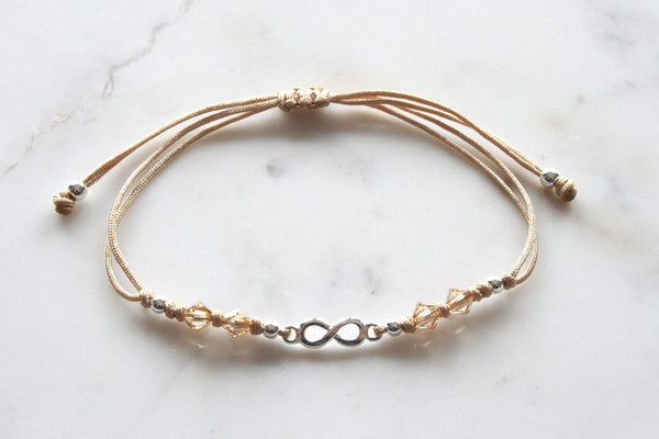 Cordel-Armband Infinity