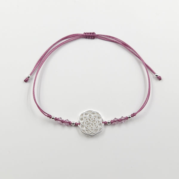 Cordel-Armband - Mandala