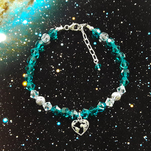 Armband - Kollektion "World", türkisblau