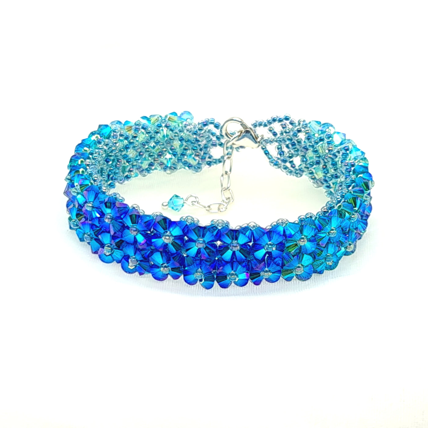 Armband Delight L, Blau-Türkis