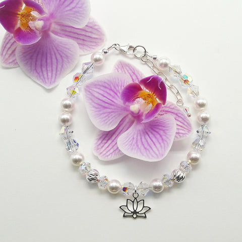 Armband - Kollektion Lotus, crystalwhite