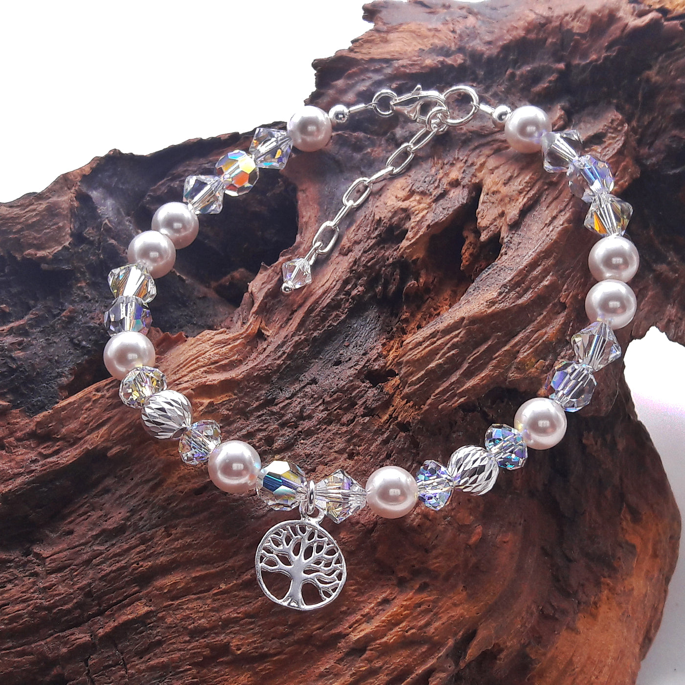 Armband - Kollektion Baum des Lebens, crystalwhite