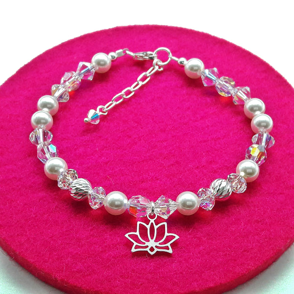 Armband - Kollektion Lotus, crystalwhite