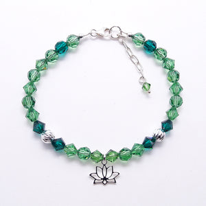 Armband - Kollektion Lotus, Green-Mix