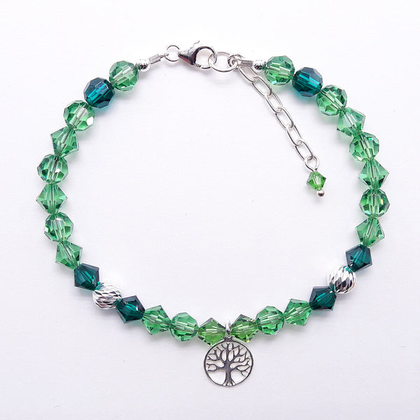 Armband - Kollektion Baum des Lebens, Green-Mix