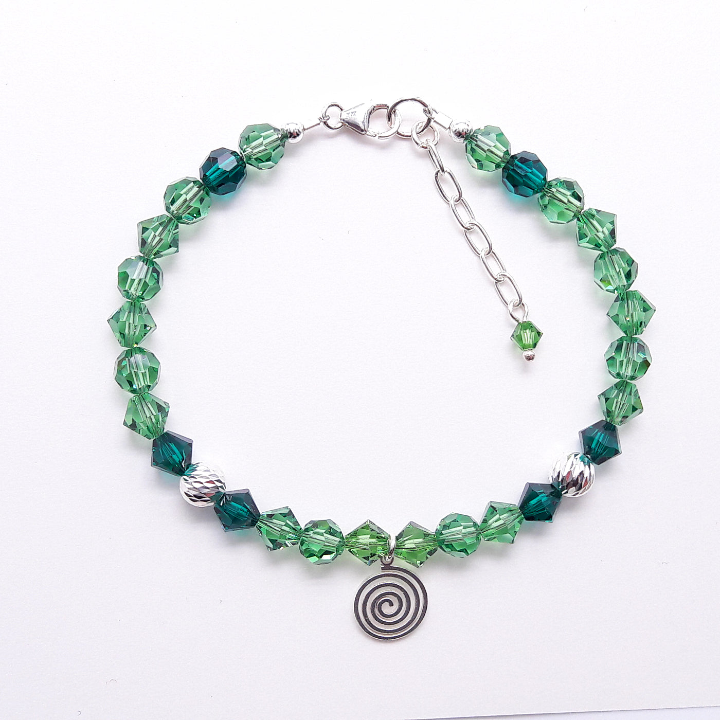 Armband - Kollektion "Spiral", Green Variation