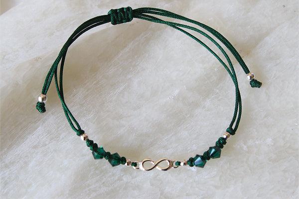 Cordel-Armband Infinity